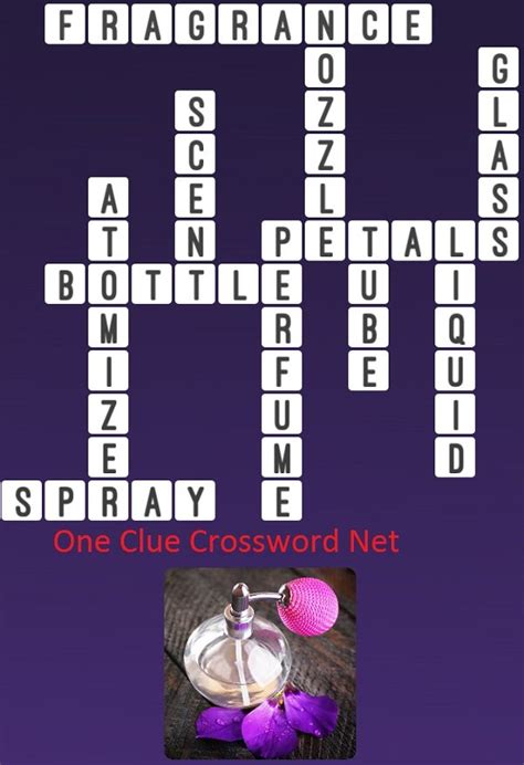 perfume holder crossword clue